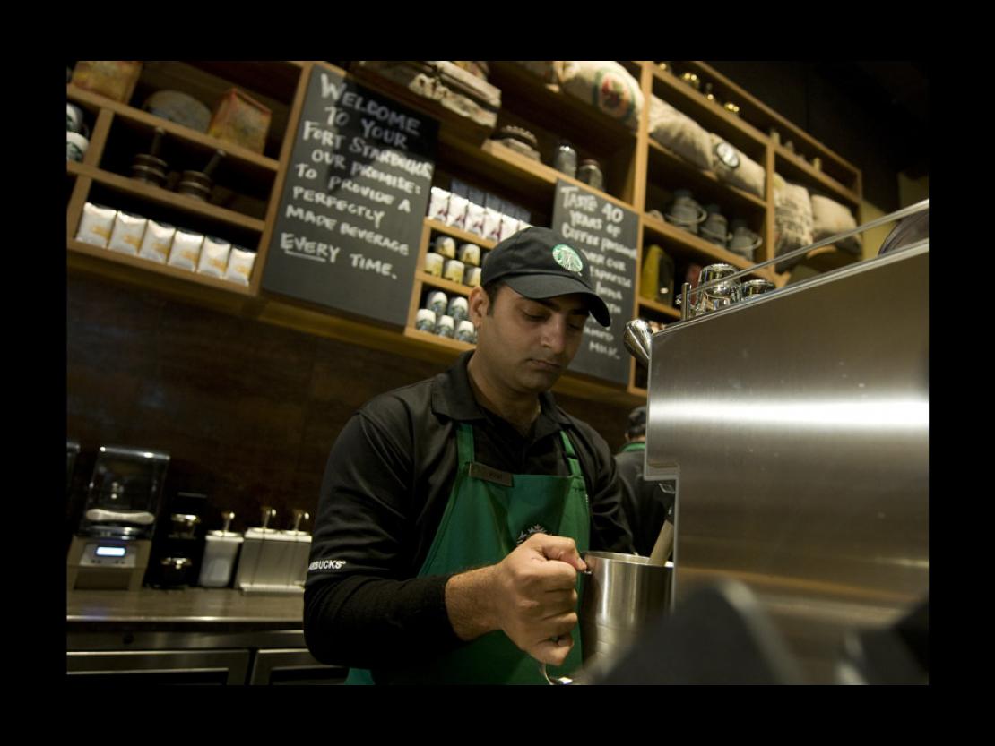 Starbucks first store launch in India