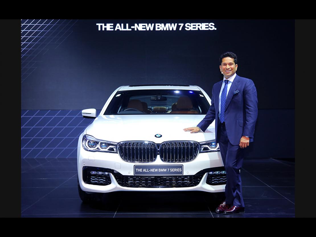 Sachin Tendulkar unveils new BMW 7 Series