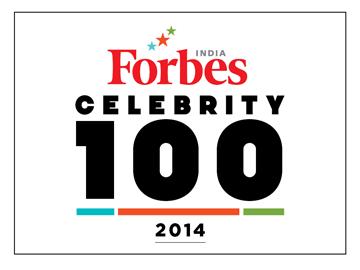 Forbes India Celebrity 100 Nominees List for 2014