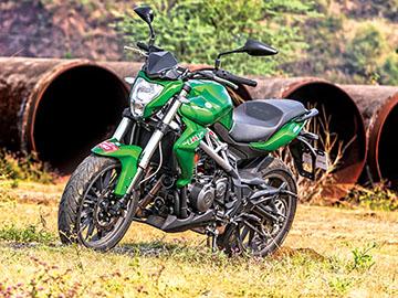 The Benelli TNT 300 is a striking motorcycle