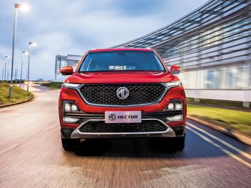 MG Motors on Indian roads with 'internet SUV'