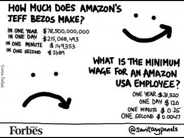 Comic: Jeff Bezos, the real Amazon Prime