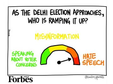 Comic: Hate in the time of Delhi elections?
