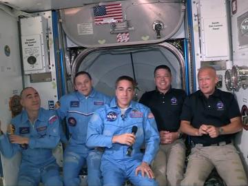 Astronauts Dock with Space Station after historic SpaceX launch
