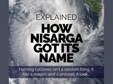 How cyclone Nisarga got its name