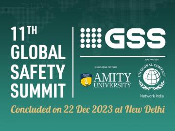 11th Global Safety Summit, EHS Safety Awards, CSR Awards, and ESG Excellence Award Ceremony with ESG Conference concluded on 22 December 2023, at the Le Meridien Hotel New Delhi