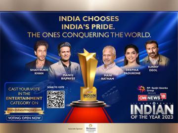 Lights, Camera, Recognition! CNN-News18 to honour top entertainers at Indian of the Year 2023