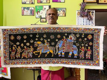 How the intricate motifs of Karuppur Kalamkari paintings transcend time, connecting us to shared human history