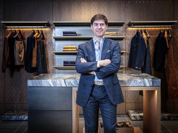 The men's suit has changed dramatically: Stefano Canali