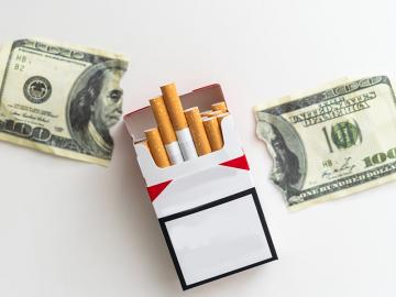 Is cost becoming an increasingly determining factor in quitting smoking?