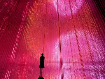 Cascading light and 'wobbling' orbs at teamLab's new Tokyo art museum