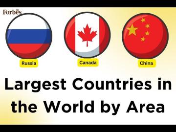 Top 10 largest countries in the world by area