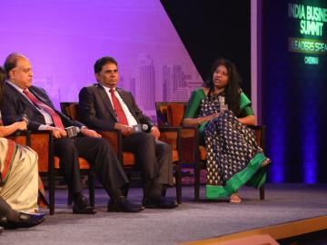 ICICI Bank's Vishakha Mulye at the Summit's Chennai edition