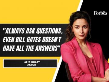 I don't invest in businesses or stories I don't understand: Alia Bhatt at Forbes India Tycoons of Tomorrow
