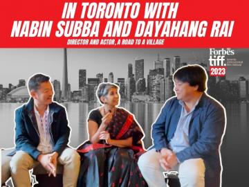Nabin Subba and Dayahang Rai share purpose of 'A Road to a Village' with Meenakshi Shedde at TIFF 2023