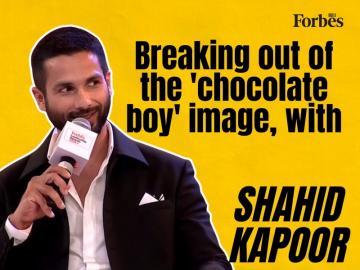 Shahid Kapoor on breaking out of the 'chocolate boy' mould ' FILA 2024