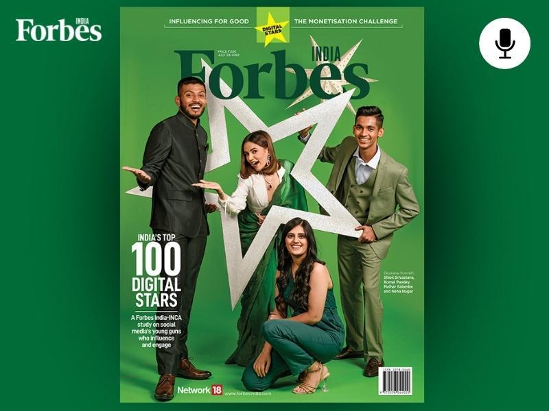 Inside the first-ever Forbes India-INCA Top 100 Digital Stars issue