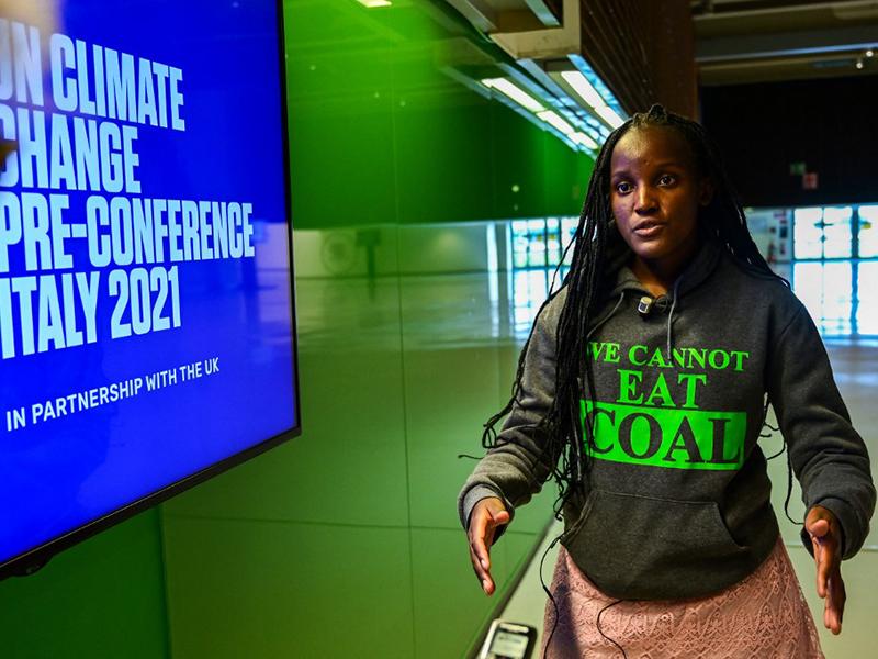 Vanessa Nakate's hope is giving voice to climate vulnerable