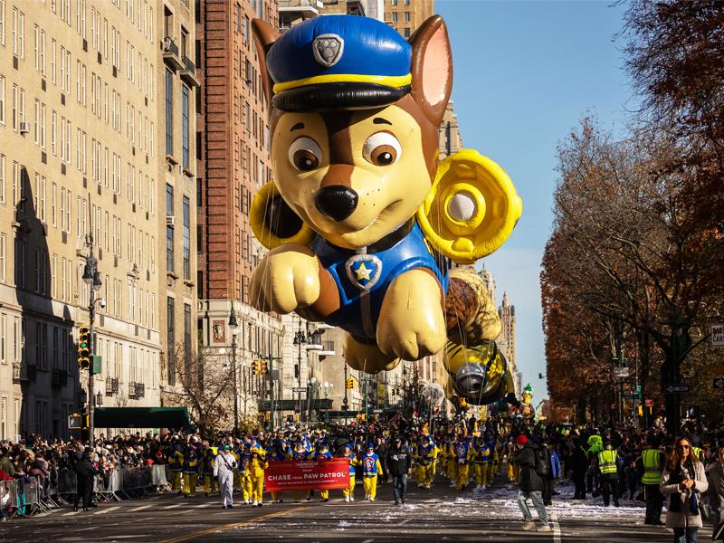 Photo of the day: Patroling Macy's Thanksgiving Day Parade