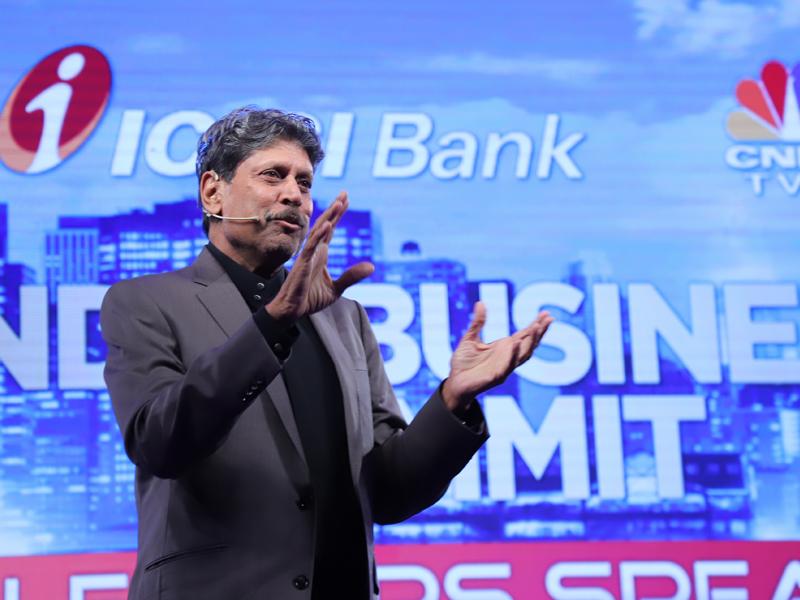 Kapil Dev at the India Business Summit