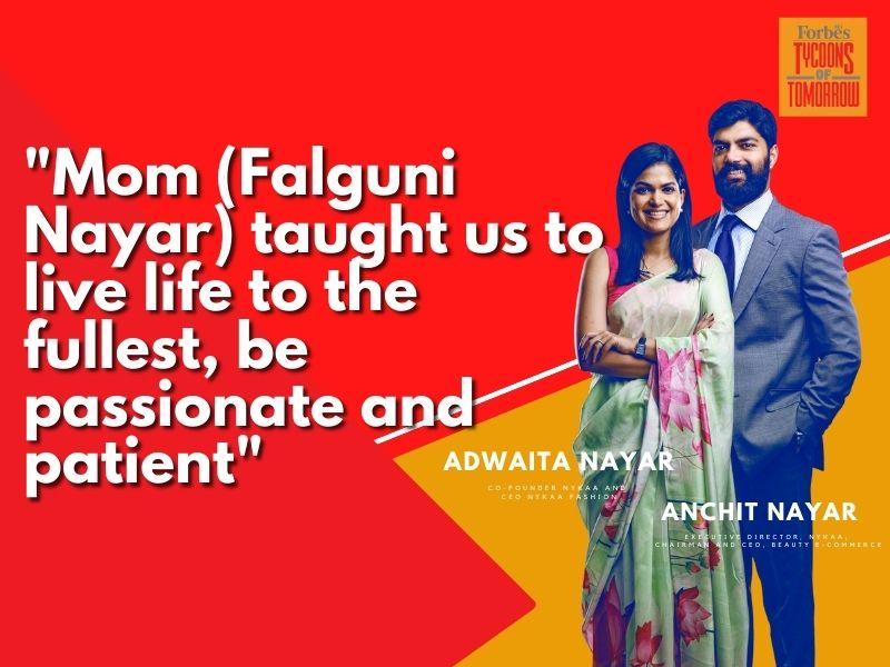 Mom—Falguni Nayar—taught us to live life to the fullest, be passionate and patient: Tycoons of Tomorrow Adwaita and Anchit Nayar of Nykaa