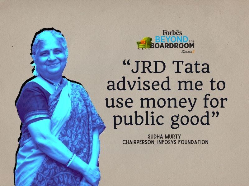JRD Tata's advice influenced my philanthropy: Sudha Murty