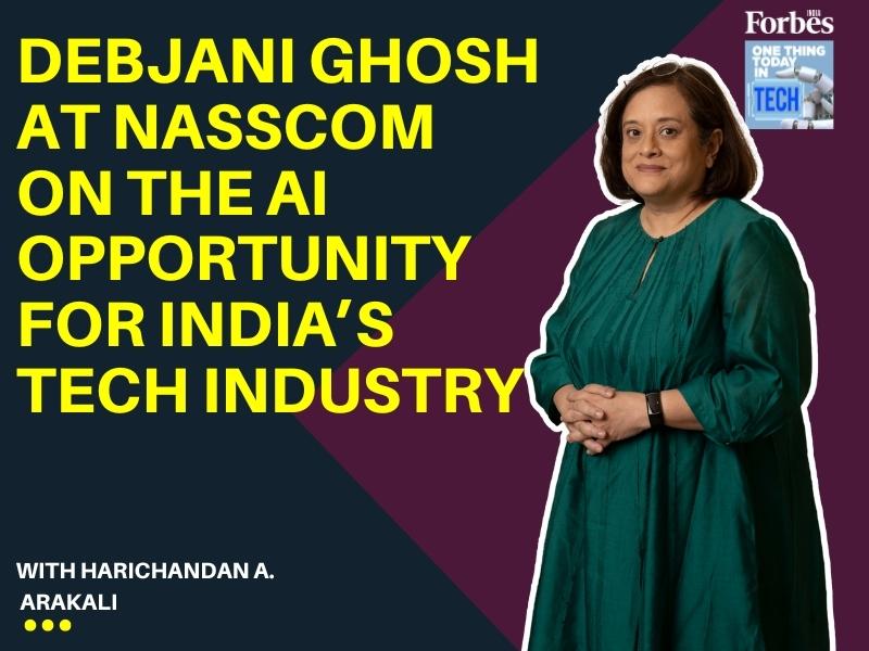 Debjani Ghosh at Nasscom on the AI opportunity for India's tech industry