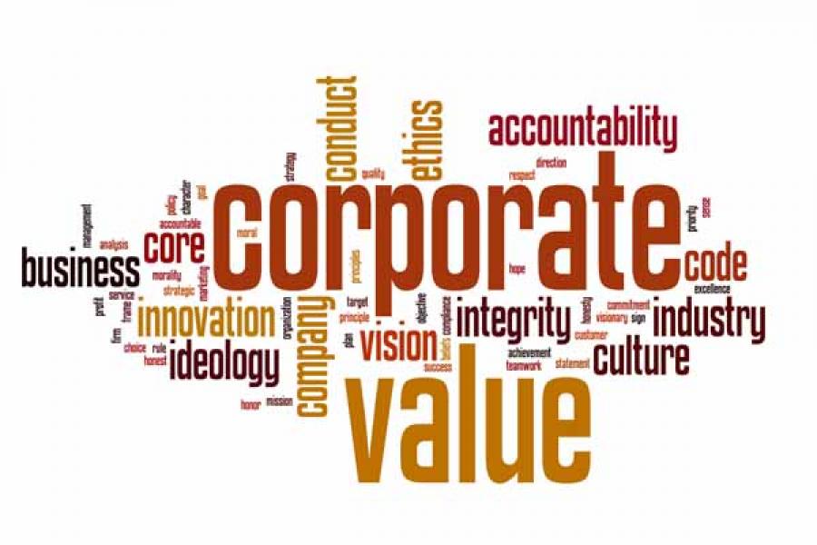 Does articulating your corporate values matter?