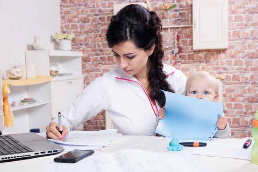 Kids benefit from having a working mom