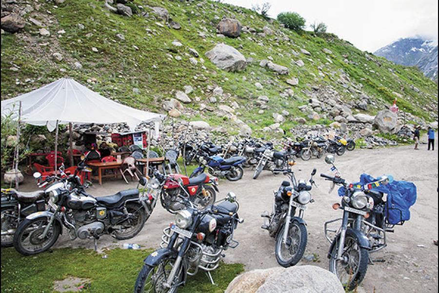 Braving the roads in the Himalayas