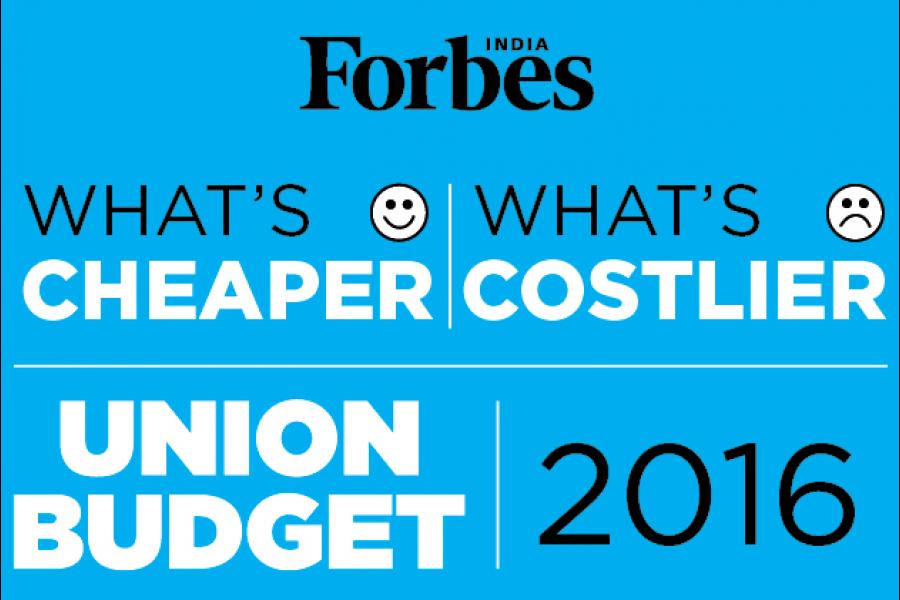 Budget 2016: What's cheaper; what's costlier