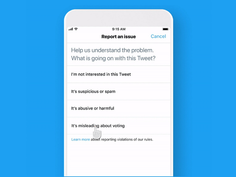 Twitter will let you report tweets aimed at misleading voters; to roll out on 25 April in India