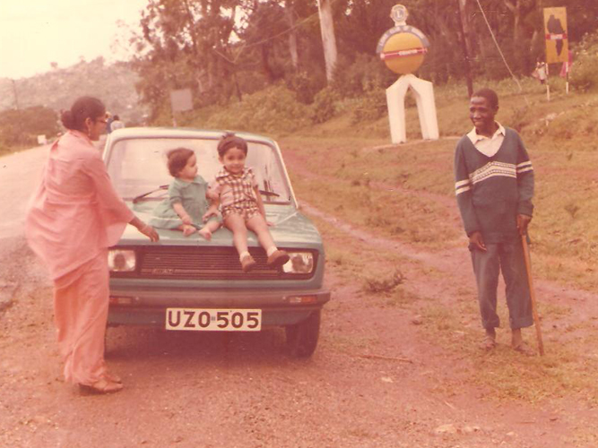 Our old faithful Fiat 127, en route to Kenya (1980)
