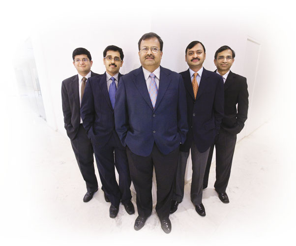 From Left to Right: Mahesh Krishnamurthy, Vikram Nirulam Sanjat Arte, Vishal Nevatia and Pramod Kabra. Two other partners, Sunil Theckath and George Thomas, are not in the picture