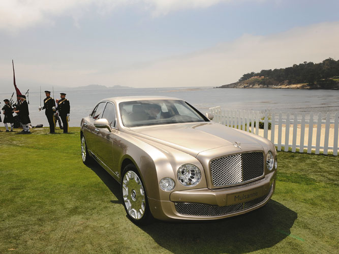 The Mulsanne(inset), the gold standard if you're being chauffer-driven