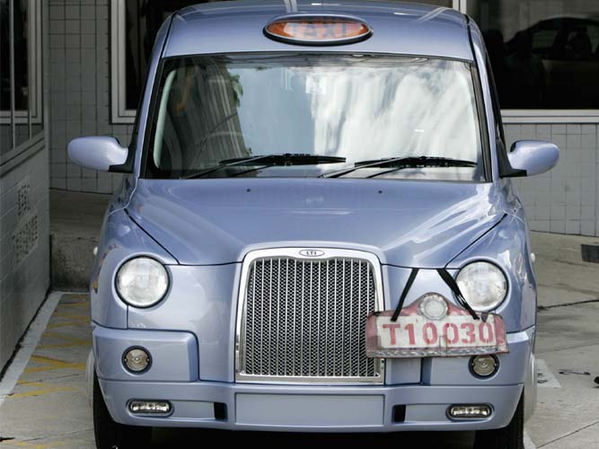 The new TX4 London taxi, which was manufactured by LTI Ltd, China