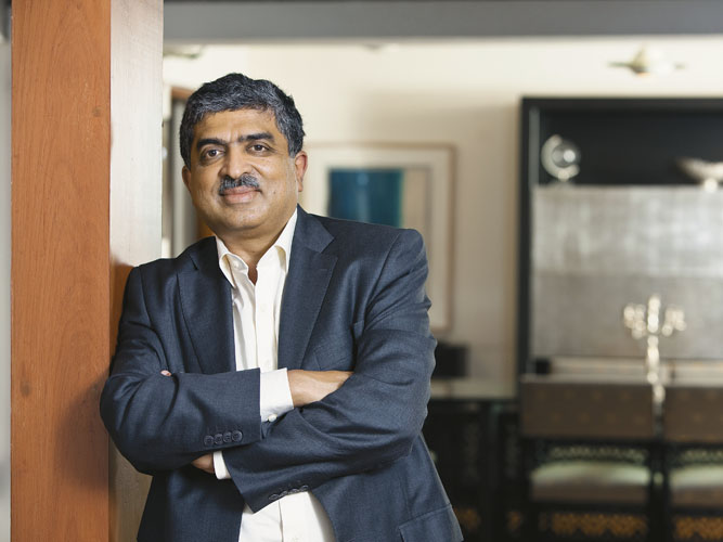 The chairman of Unique Identification Authority of India (UIDAI) and co-founder of Infosys Technologies