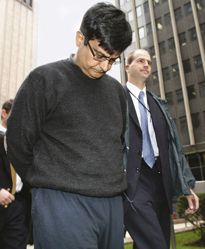 TIED DOWN: McKinsey's Anil Kumar was arrested in October for securities fraud