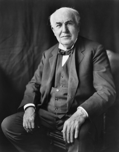 Thomas Edison, was credited with inventing incandescent light, recording sound and adding sound to motion pictures, in reality did it with a team --The Muckers 