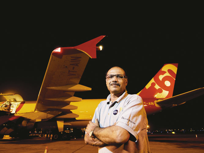 THE FLYING POSTMAN: Gopinath wants to revolutionise the air cargo business in India