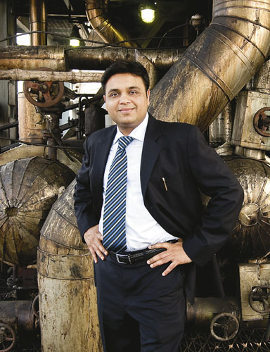 COAL TAR KING Anurag Chaudhary has taken his father's business and put it on fast-track