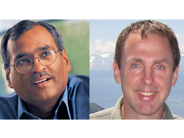 (L-R)Kannan Ramaswamy, Ph.D., and Bill Youngdahl, Ph.D.