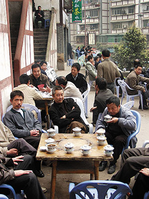 In China, Tradition Brews in Tea Cups