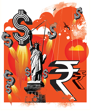 The Almighty Dollar and the Fallen Rupee