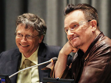 The Thinker and the Salesman: Bill Gates and Bono On Solving Global Poverty