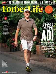 ForbesLife India: Of Adi's walks, airport art and global babus