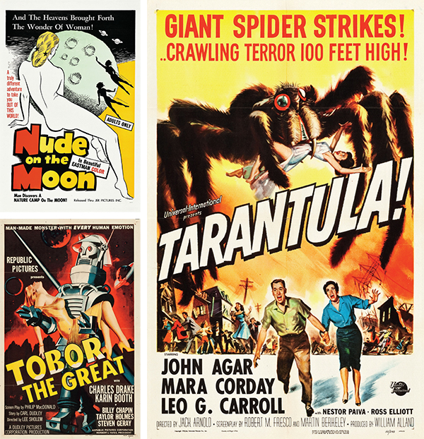 Thrilling and chilling: Film posters from the 1950s