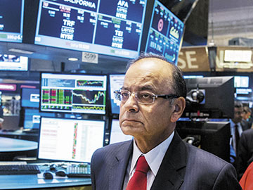 When Jaitley rang the closing bell at New York Stock Exchange