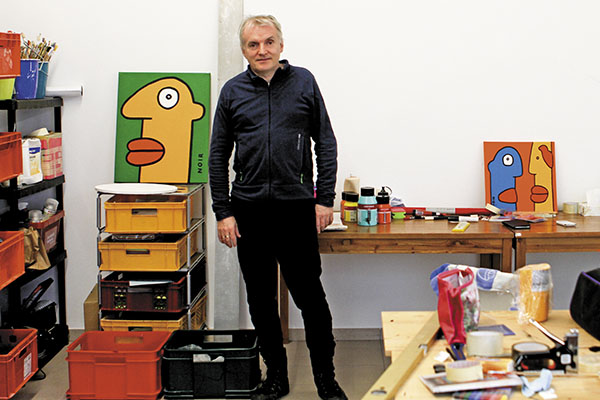 The painting's on the Wall for Thierry Noir