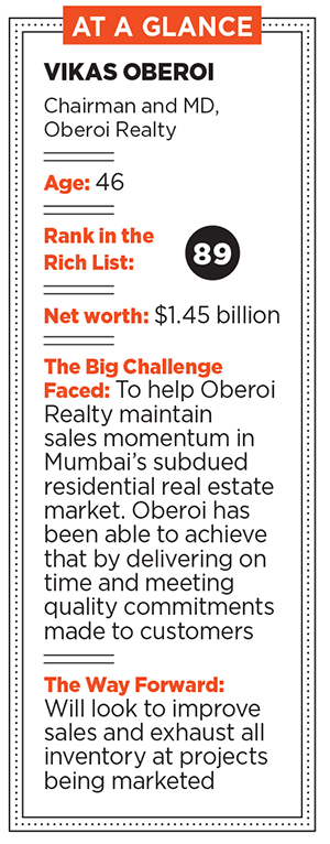 Karma at work: Vikas Oberoi tides over the realty lull